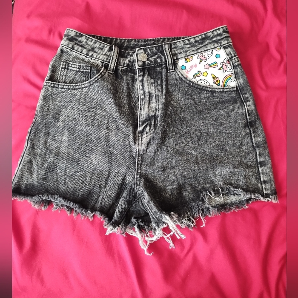 Shein Hello Kitty jean shorts small